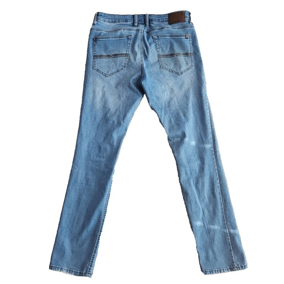 Buffalo David Bitton Jeans Men's 34x34 Axel Slim Stretch Extensible, Coupe Slim - Picture 5 of 16